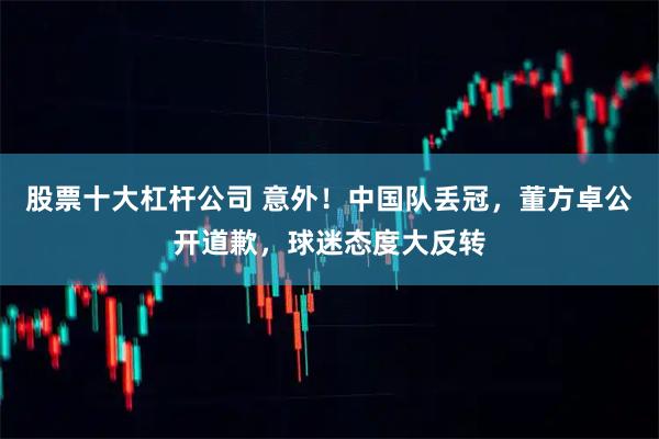股票十大杠杆公司 意外！中国队丢冠，董方卓公开道歉，球迷态度大反转