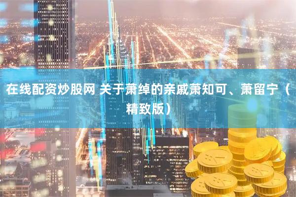 在线配资炒股网 关于萧绰的亲戚萧知可、萧留宁（精致版）